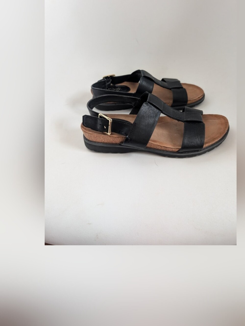 Like New Euro Soft by Sofft Black Sandals Size 9.5